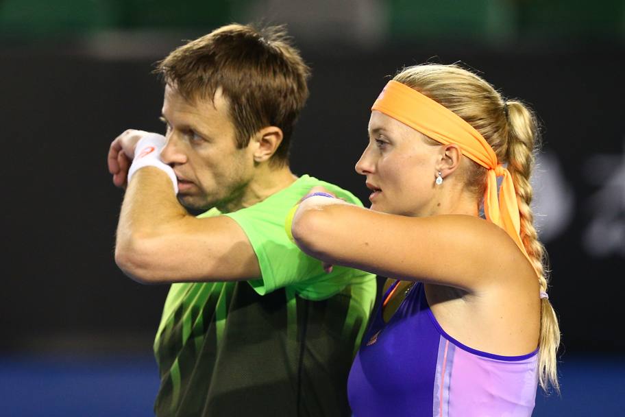 Australian Open 2015 Kristina Mladenovic e Daniel Nestor finale misto doppio (Getty Images)